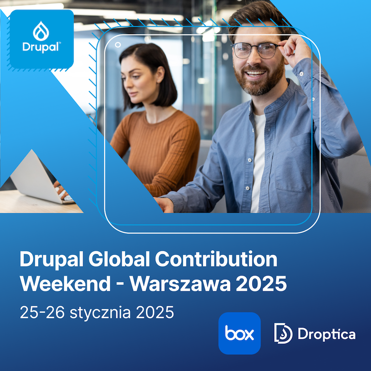 Grafika promująca Global Contribution Weekend 2025, który odbędzie się 25-26 stycznia w Warszawie.
